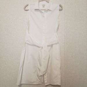BUTTON DOWN DRESS-TIE AT THE WAIST...SIZE:LARGE